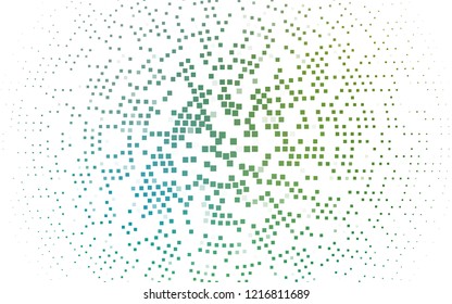 Light Blue, Green vector texture in rectangular style. Beautiful illustration with rectangles and squares. Pattern for busines ad, booklets, leaflets