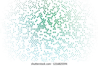 Light Blue, Green vector texture in rectangular style. Glitter abstract illustration with rectangular shapes. Pattern can be used for websites.