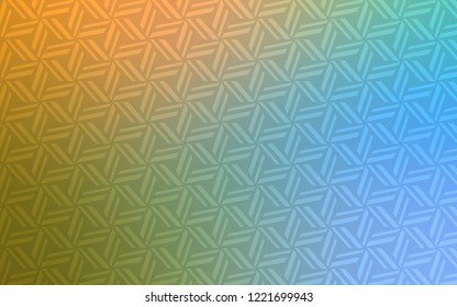 Light Blue, Green vector texture with triangular style. Abstract gradient illustration with triangles. Modern template for your landing page.