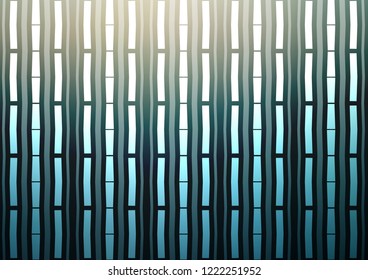 Light Blue, Green vector texture with colored lines. Blurred decorative design in simple style with lines. The pattern can be used as ads, poster, banner for commercial.