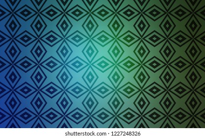 Light Blue, Green vector texture in rectangular style. Modern abstract illustration with colorful rectangles. Pattern for busines ad, booklets, leaflets