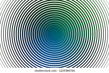 Light Blue, Green vector texture with disks. Illustration with set of shining colorful abstract circles. Template for your brand book.