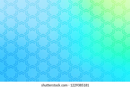 Light Blue, Green vector texture with colored lines. Blurred decorative design in simple style with lines. Template for your beautiful backgrounds.