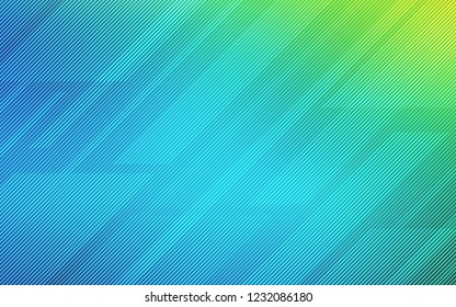 Light Blue, Green vector texture with colored lines. Modern geometrical abstract illustration with Lines. Pattern for your busines websites.