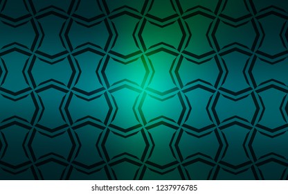 Light Blue, Green vector texture with colored lines. Blurred decorative design in simple style with lines. The pattern for ad, booklets, leaflets.