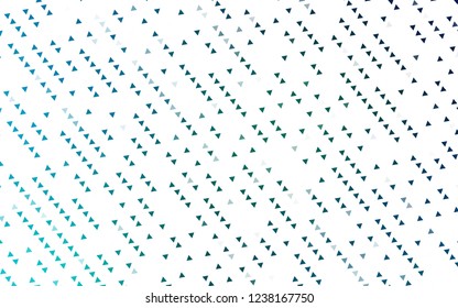 Light Blue, Green vector texture in triangular style. Triangles on abstract background with colorful gradient. Modern template for your landing page.