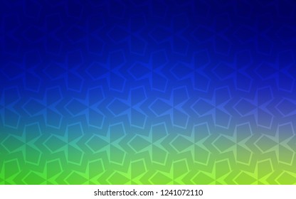 Light Blue, Green vector texture in rectangular style. Modern abstract illustration with colorful rectangles. Smart design for your business advert.