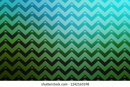 Light Blue, Green vector texture with triangular style. Illustration with set of colorful triangles, lines. Pattern for commercials.