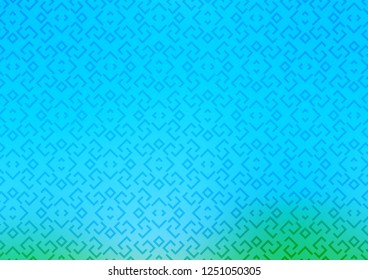 Light Blue, Green vector texture with colored lines. Glitter abstract illustration with colored sticks. Pattern for websites, landing pages.
