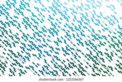 Light Blue, Green vector texture with colored lines. Blurred decorative design in simple style with lines. Smart design for your business advert.