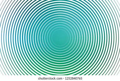 Light Blue, Green vector texture with disks. Blurred decorative design in abstract style with bubbles. Template for your brand book.