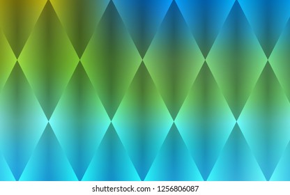 Light Blue, Green vector texture in rectangular style. Modern abstract illustration with colorful rectangles. Best design for your ad, poster, banner.