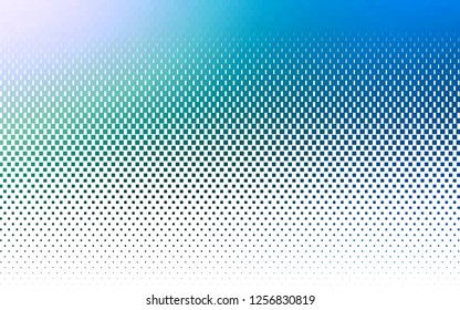 Light Blue, Green vector texture in rectangular style. Abstract gradient illustration with rectangles. Best design for your ad, poster, banner.