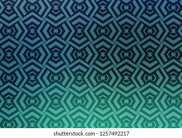 Light Blue, Green vector texture with colored lines. Shining illustration with lines on abstract template. Smart design for your business advert.