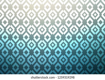 Light Blue, Green vector texture in rectangular style. Abstract gradient illustration with rectangles. Smart design for your business advert.