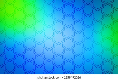 Light Blue, Green vector texture with colored lines. Blurred decorative design in simple style with lines. Smart design for your business advert.