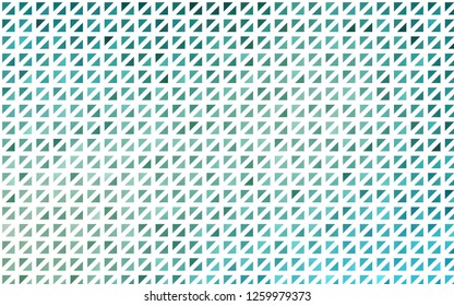 Light Blue, Green vector texture in triangular style. Glitter abstract illustration with triangular shapes. Template for wallpapers.