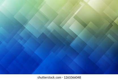 Light Blue, Green vector texture with colored lines. Shining colored illustration with sharp stripes. Pattern for your busines websites.