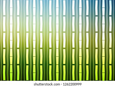 Light Blue, Green vector texture with colored lines. Modern geometrical abstract illustration with staves. The pattern can be used as ads, poster, banner for commercial.