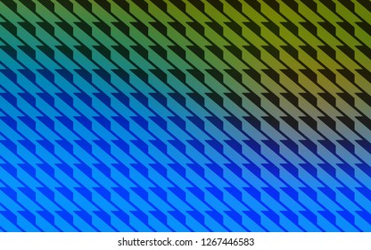 Light Blue, Green vector texture with colored lines. Glitter abstract illustration with colorful sticks. Pattern for ads, posters, banners.