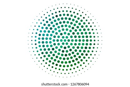 Light Blue, Green vector texture with colorful hexagons. Design in abstract style with hexagons. Beautiful design for your business advert.