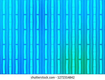 Light Blue, Green vector texture with colored lines. Blurred decorative design in simple style with lines. The pattern can be used as ads, poster, banner for commercial.