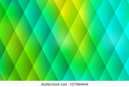 Light Blue, Green vector texture in rectangular style. Abstract gradient illustration with rectangles. Smart design for your business advert.