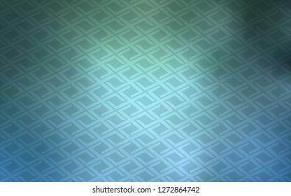 Light Blue, Green vector texture in rectangular style. Modern abstract illustration with colorful rectangles. The template can be used as a background.