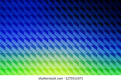 Light Blue, Green vector texture with colored lines. Lines on blurred abstract background with gradient. Template for your beautiful backgrounds.