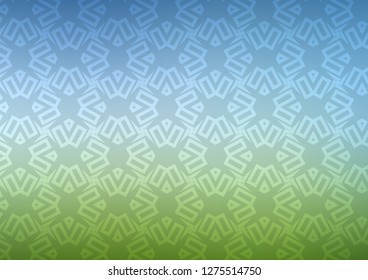 Light Blue, Green vector texture in poly style with cubes. Decorative design in abstract style with lines, cubes. Modern template for your landing page.