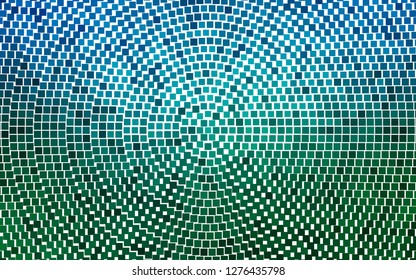 Light Blue, Green vector texture in rectangular style. Glitter abstract illustration with rectangular shapes. Smart design for your business advert.
