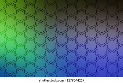 Light Blue, Green vector texture with colored lines. Modern geometrical abstract illustration with Lines. Best design for your ad, poster, banner.