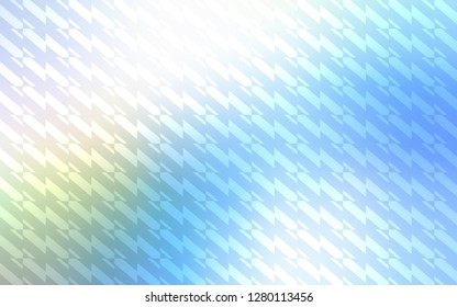 Light Blue, Green vector texture with colored lines. Shining colored illustration with sharp stripes. Pattern for your busines websites.