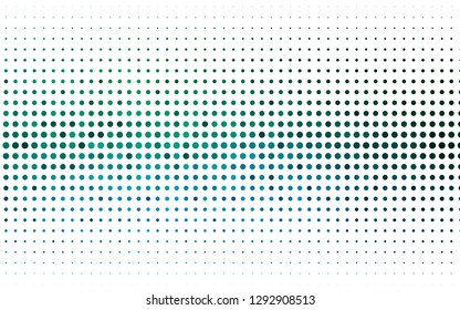 Light Blue, Green vector texture with disks. Beautiful colored illustration with blurred circles in nature style. Pattern for beautiful websites.