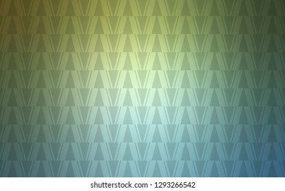 Light Blue, Green vector texture with triangular style. Modern abstract illustration with colorful triangles. Smart design for your adverts.