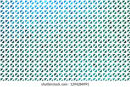 Light Blue, Green vector texture in triangular style. Decorative design in abstract style with triangles. Pattern can be used for websites.