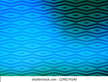 Light Blue, Green vector texture in triangular style. Illustration with set of colorful triangles. Smart design for your business advert.