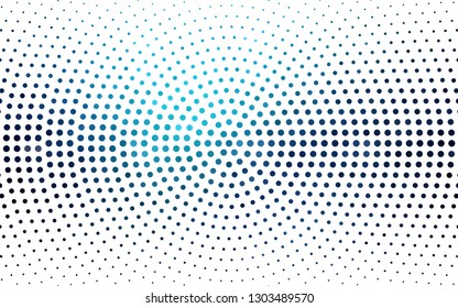 Light Blue, Green vector  texture with disks. Blurred decorative design in abstract style with bubbles. Pattern for beautiful websites.