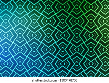 Light Blue, Green vector texture with colored lines. Blurred decorative design in simple style with lines. Pattern for business booklets, leaflets.