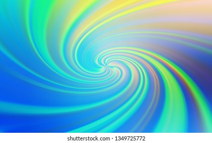 Light Blue, Green vector texture with bent lines. Shining colorful illustration in simple style. Brand new design for your ads, poster, banner.