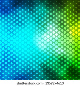 Light Blue, Green vector texture in rectangular style. Abstract gradient illustration with rectangles. Pattern for websites, landing pages.