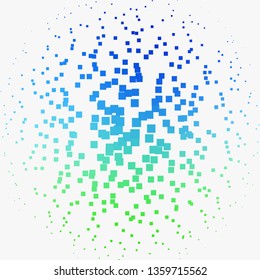Light Blue, Green vector texture in rectangular style. Rectangles with colorful gradient on abstract background. Pattern for busines booklets, leaflets