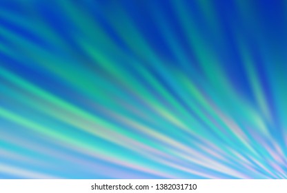 Light Blue, Green vector texture with colored lines. Shining colored illustration with sharp stripes. Smart design for your business advert.