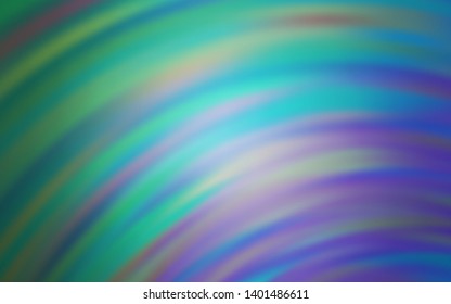 Light Blue, Green vector texture with wry lines. A sample with colorful lines, shapes. Abstract design for your web site.