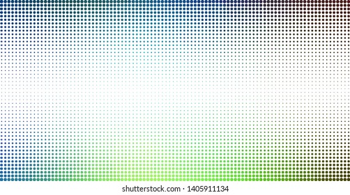 Light Blue, Green vector  texture with disks. Modern abstract illustration with colorful water drops. Pattern for futuristic ad, booklets.