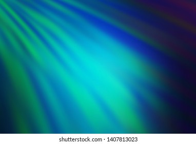 Light Blue, Green vector texture with colored lines. Shining colored illustration with sharp stripes. Pattern for ads, posters, banners.