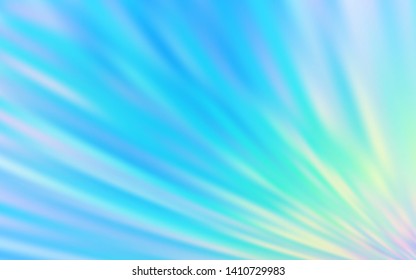 Light Blue, Green vector texture with colored lines. Lines on blurred abstract background with gradient. Pattern for your busines websites.