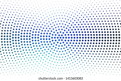 Light Blue, Green vector  texture with disks. Glitter abstract illustration with blurred drops of rain. Pattern for beautiful websites.