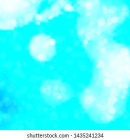 Light Blue, Green vector texture with circles. Abstract colorful disks on simple gradient background. Pattern for booklets, leaflets.