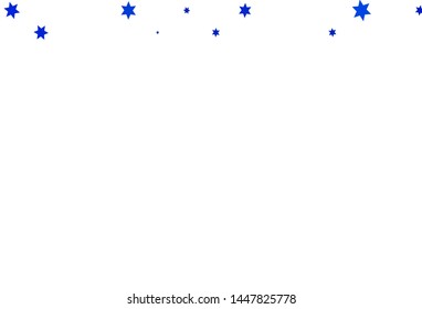 Light Blue, Green vector texture with beautiful stars. Glitter abstract illustration with colored stars. The pattern can be used for wrapping gifts.